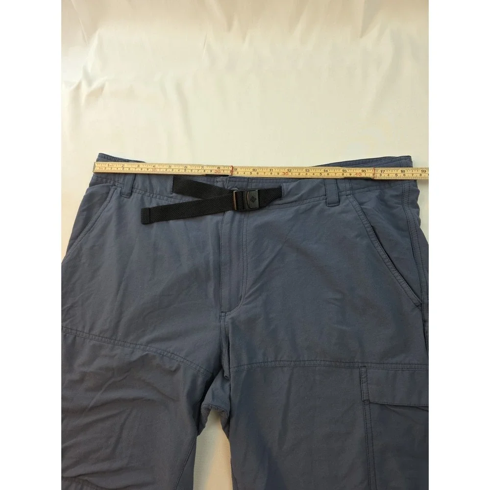 Columbia Shorts Mens 30 Grey Omni Shield Advanced Repellency Cargo Belted Hiking